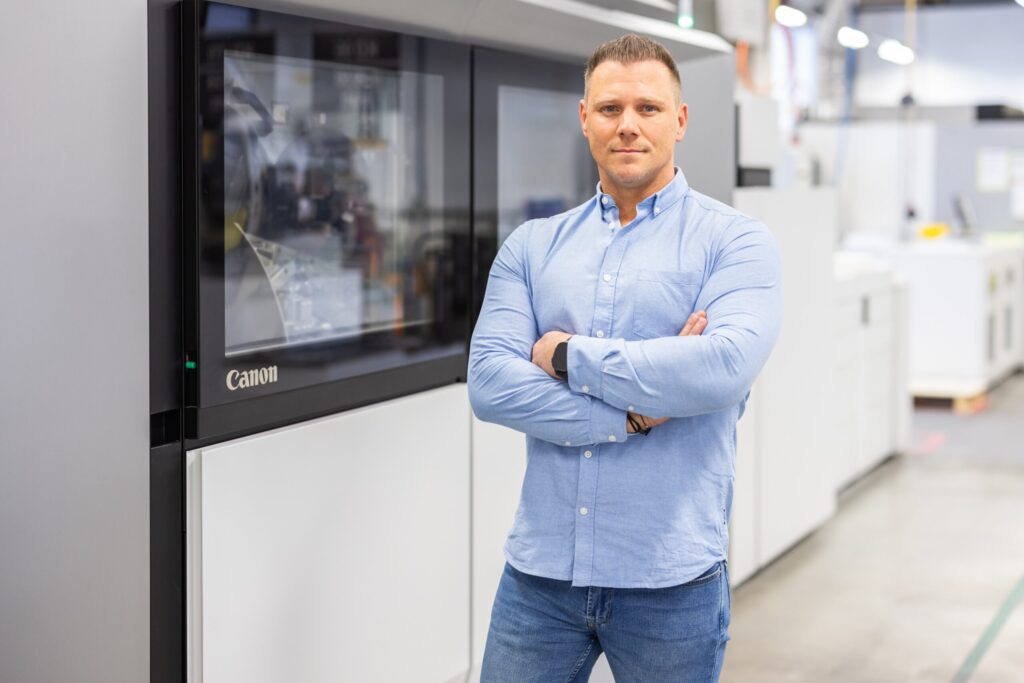 druck.at Geschäftsführer Markus Graf setzt auf eine kontinuierliche Zusammenarbeit mit Canon Austria. @Canon Austria